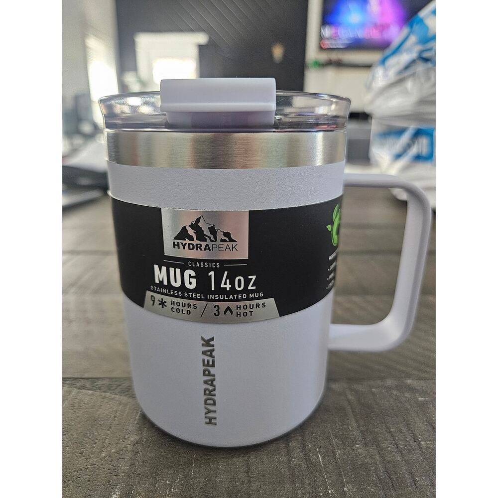 Hydrapeak 14 oz Purple mug perfect for wine, tea, cocoa or coffee Rare HTF NWT
